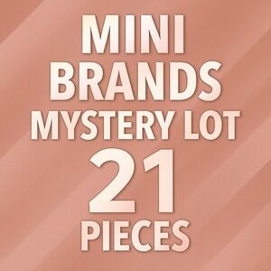 Mini Brands 21pc Mystery Lot – Food, Toy, Household – No Duplicates